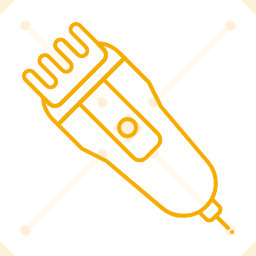 Scissors and comb icon representing haircut services